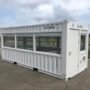 CONTENEUR MARITIME DE 20 PIEDS traité et modifié