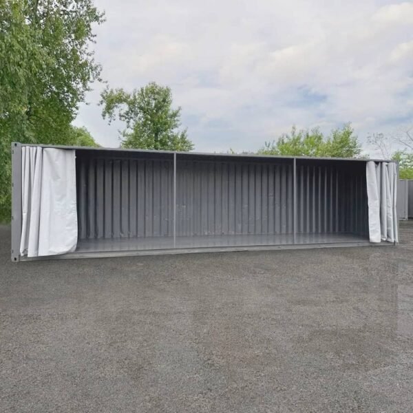 CONTENEURS 40'HC OUVERT AVEC SYSTÈME DE TOILE – Image 2