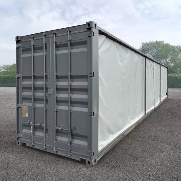 CONTENEURS 40'HC OUVERT AVEC SYSTÈME DE TOILE