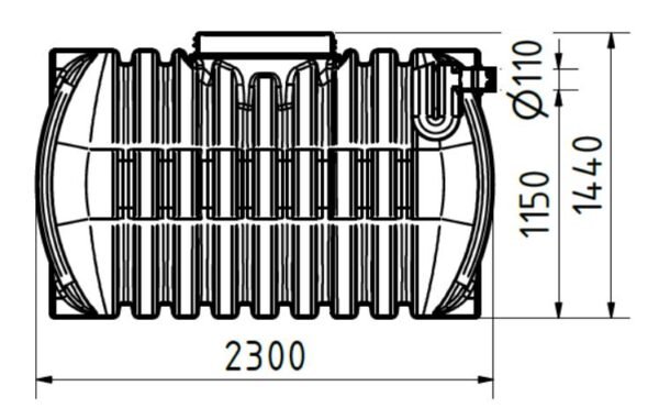 Citerne 7500 litres AT 112 à enterrer – Image 2